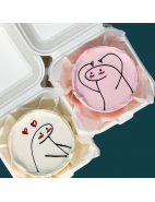 Valentine's Couple Bento Cakes