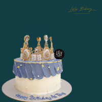 Violet Princess Tiara Cake