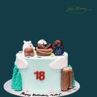We Bare Bear Cake