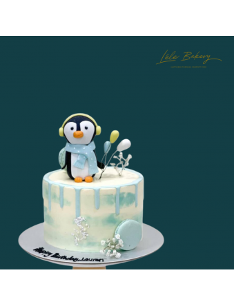Winter Penguin Cake