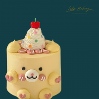 Yellow Bear Cake