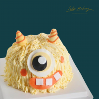 Yellow Monster Cake