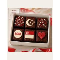 SG61 National Day Brownies Box (6pcs)