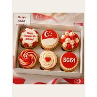 SG61 National Day Cupcakes Set A (6pcs)