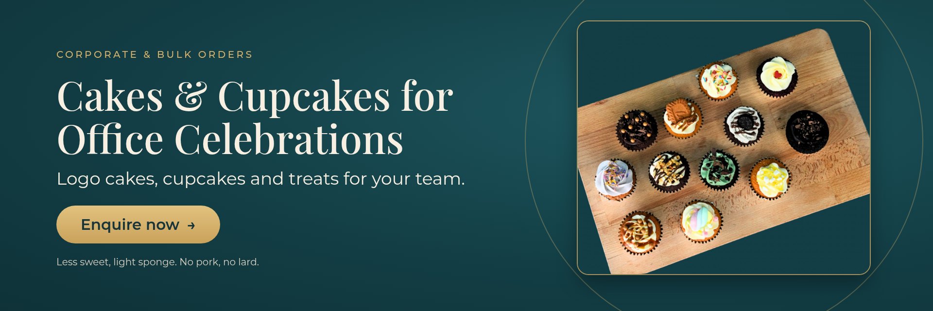 Corporate and bulk orders: cakes and cupcakes for office celebra