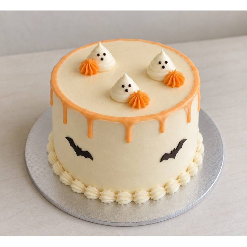 Ghost Drip Cake