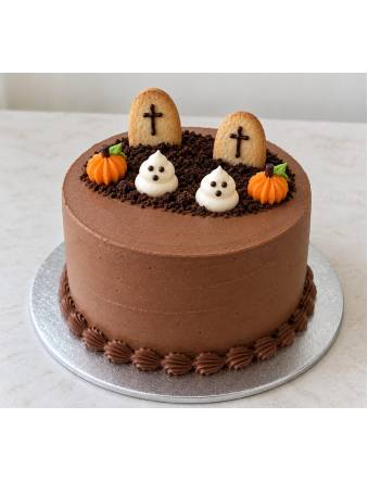 Graveyard Chocolate Cake