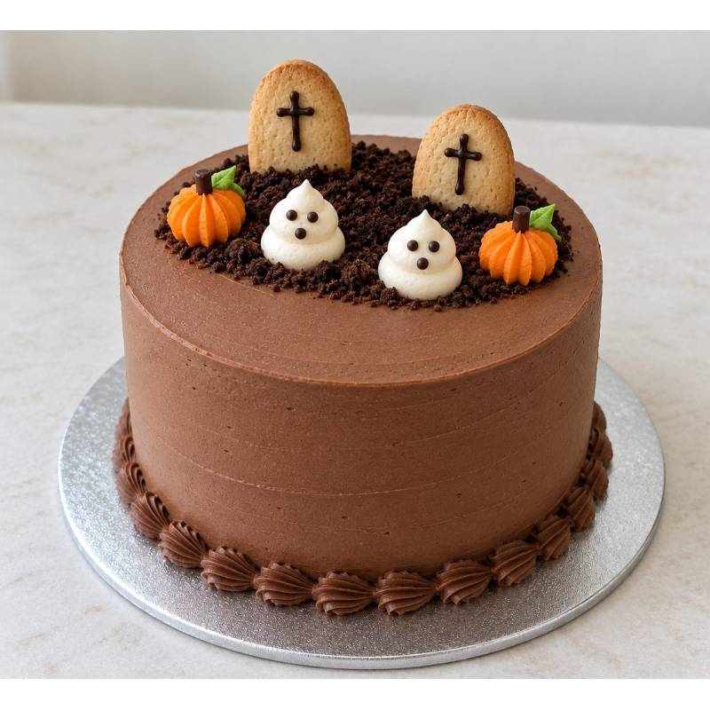 Graveyard Chocolate Cake