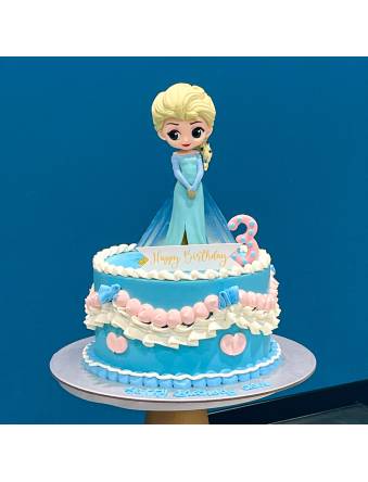 Elsa Vintage Ruffle Cake