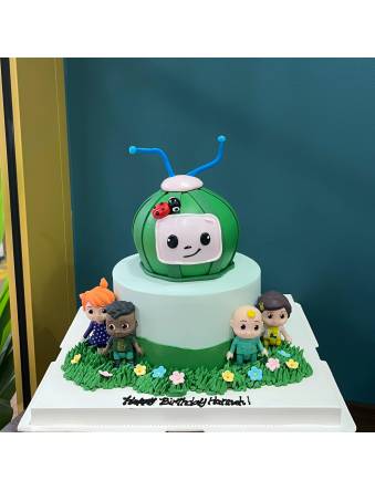 Cocomelon Baby JJ and Friends Cake