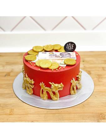 Gold Dragon and Money Cake