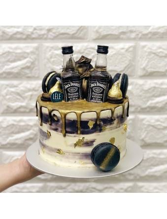 Miniature Jack Daniel Cake