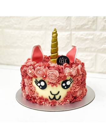 Rosy Sheep Cake