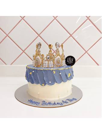 Violet Princess Tiara Cake