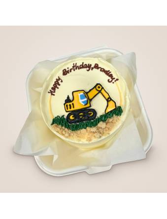 Excavator Bento Cake