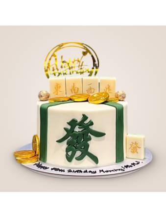 Fa Cai Mahjong Cake