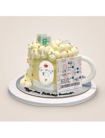 Mini Beer with Mahjong and Lottery Cake