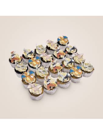 Pokemon Characters Print Cupcakes