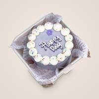 Sweet Purple Korean Bento Cake