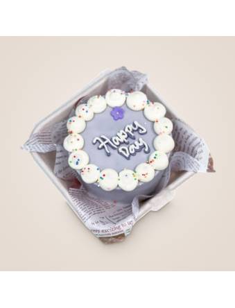 Sweet Purple Korean Bento Cake
