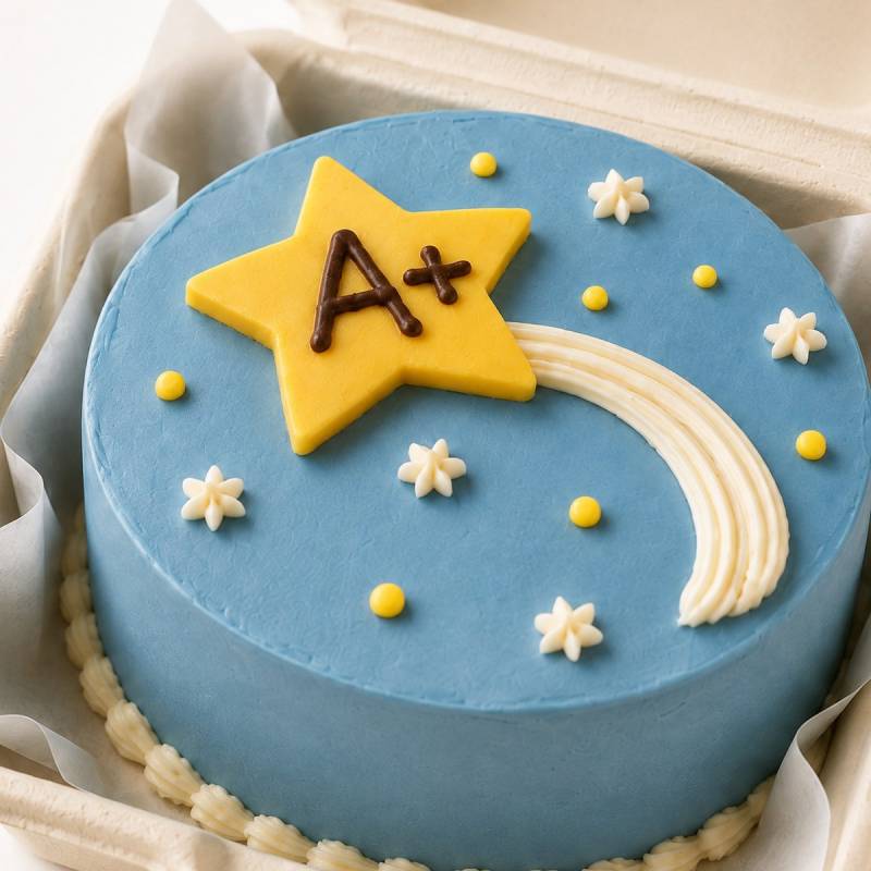 A+ Teachers' Day Bento Cake