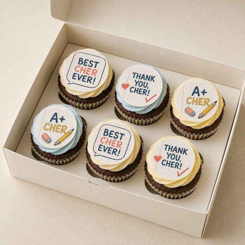 Best Cher Ever Teachers' Day Cupcakes (6pcs)