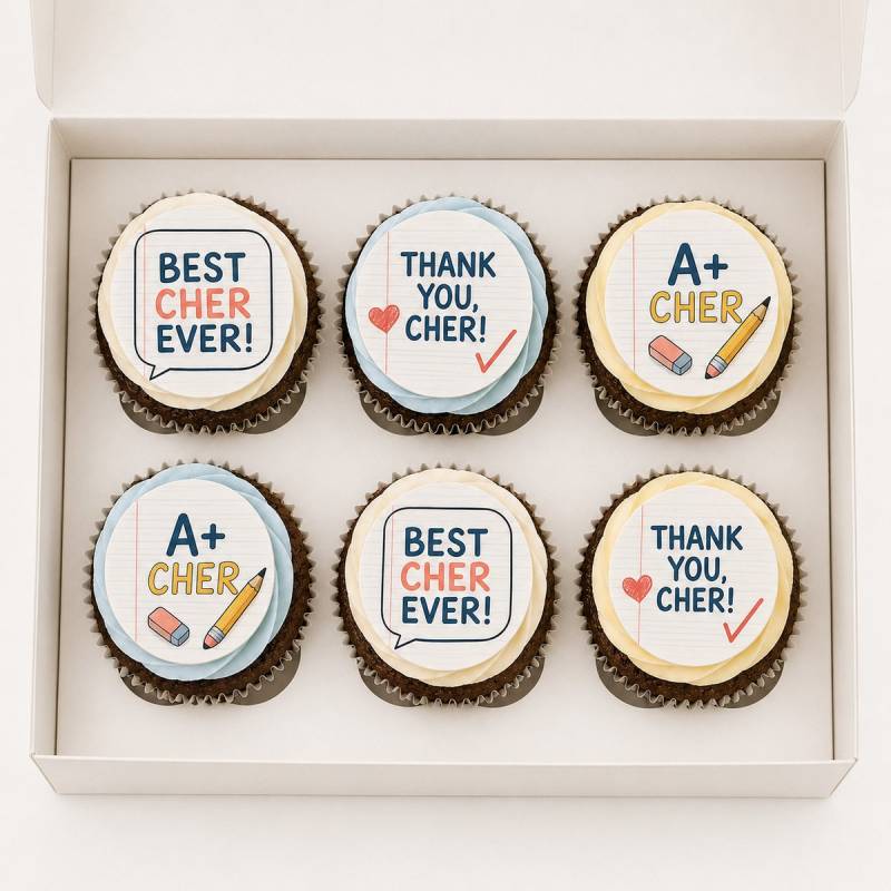 Best Cher Ever Teachers' Day Cupcakes (6pcs)