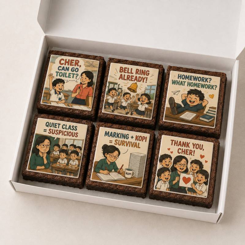 Teachers' Day Brownie Gift Box (6pcs)