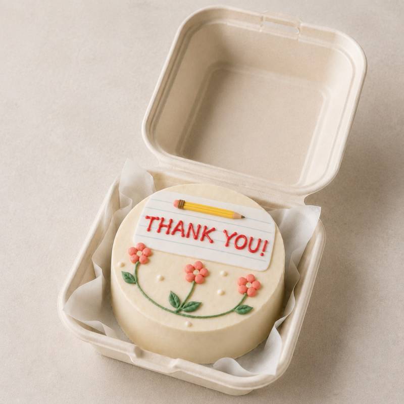 Thank You Teachers' Day Bento Cake