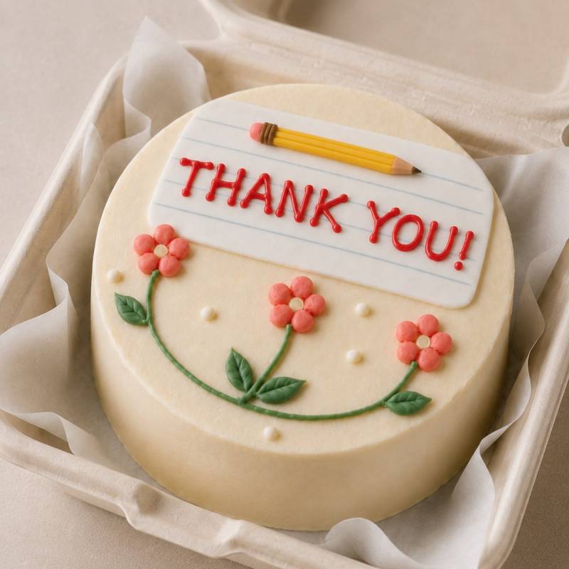 Thank You Teachers' Day Bento Cake