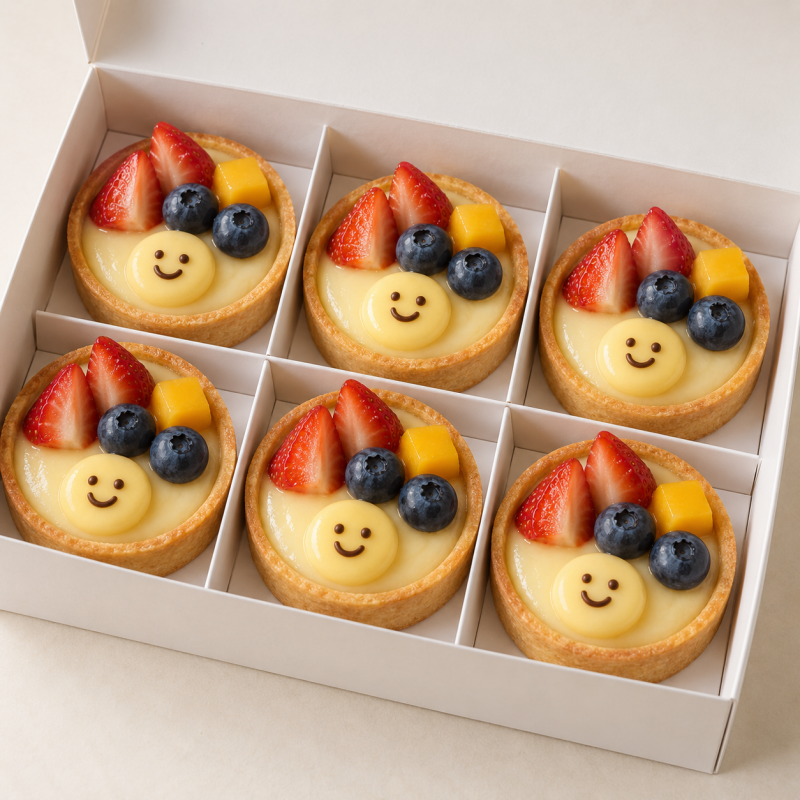 Children’s Day Garden Smiley Tarts (6pcs)