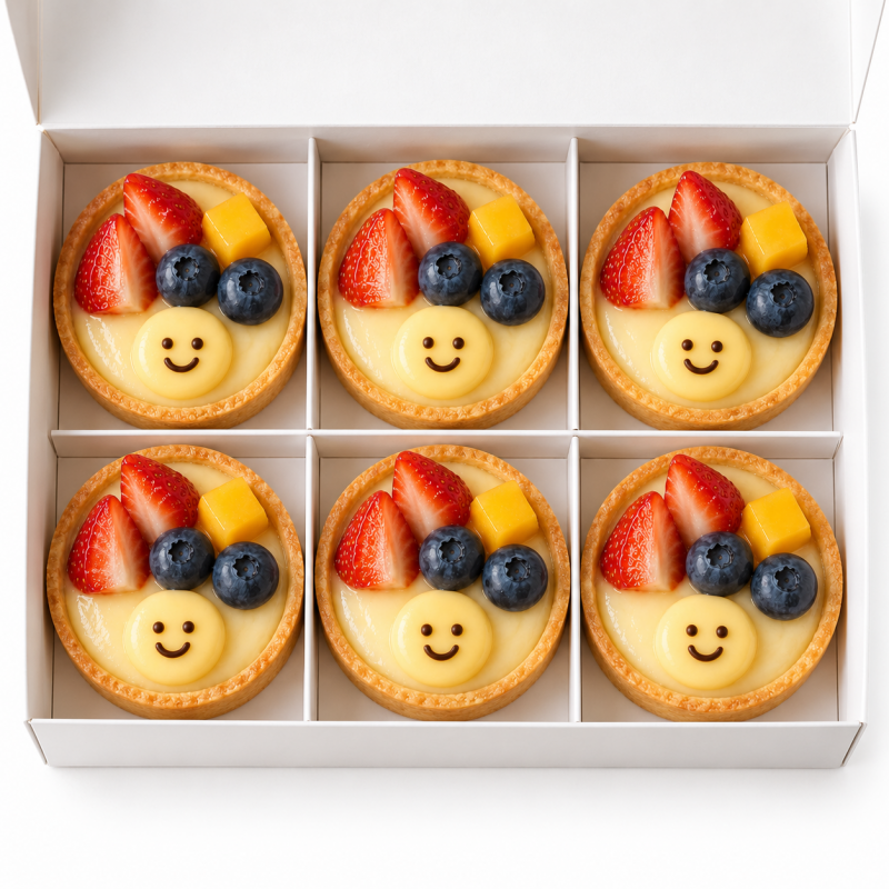 Children’s Day Garden Smiley Tarts (6pcs)