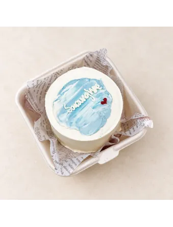 Abstract Korean Bento Cake