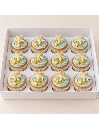 Beach Theme Cupcakes