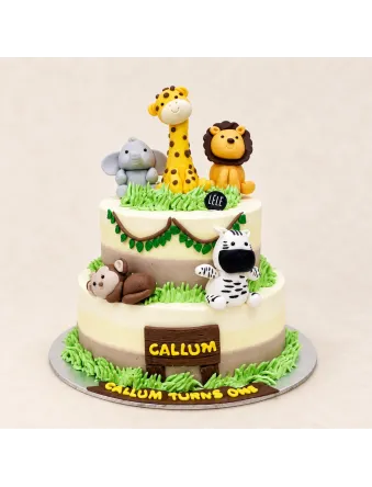 Animal Jungle Cake
