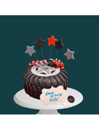 3D Sport Wheel Cake