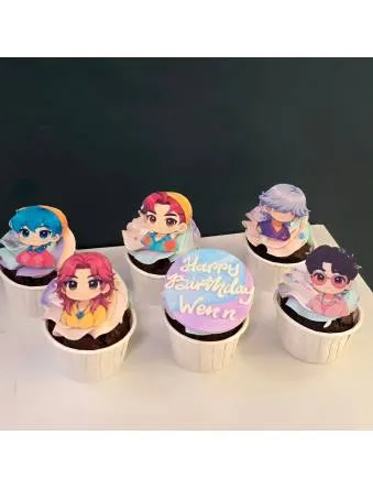 Saja Boys-Inspired Cupcakes – K-pop Fan Cupcakes in Singapore