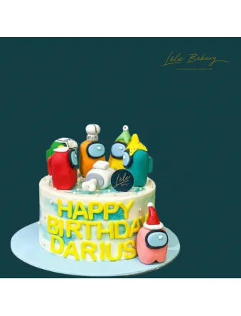 Among Us Birthday Cake