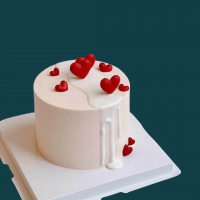 Anniversary Hearts Cake
