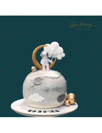 Astronaut on the Moon Cake