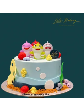 Baby Shark World Cake