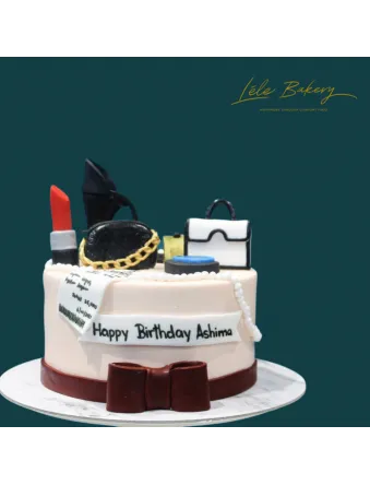 Cosmetic with Branded Bag Cake