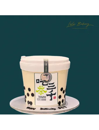 Chi Cha San Chen Bubble Tea Cake