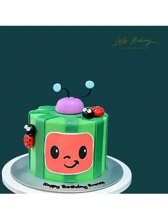Cocomelon Character with Lady Bug Cake