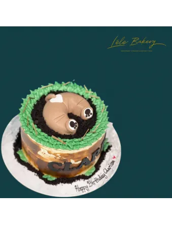 Corgi Butt Cake