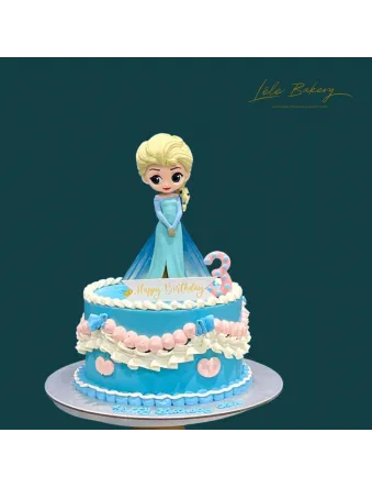 Elsa Vintage Ruffle Cake
