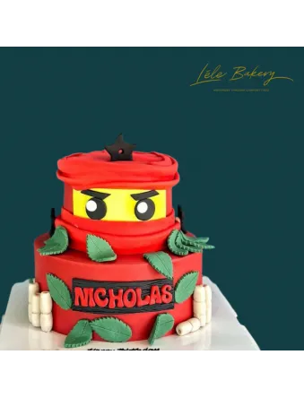 Forest Red Ninja Cake