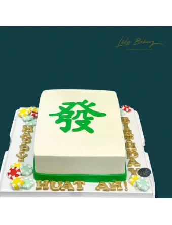 Giant Fa Cai Mahjong Cake