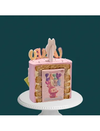 Labubu-Inspired Yoga Series Blindbox Cake