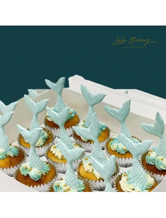Mermaid Tail Cupcakes
